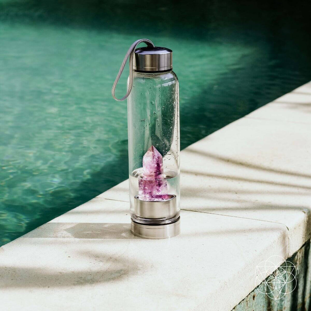 The Amethyst Healing Water Bottle - The misfit market