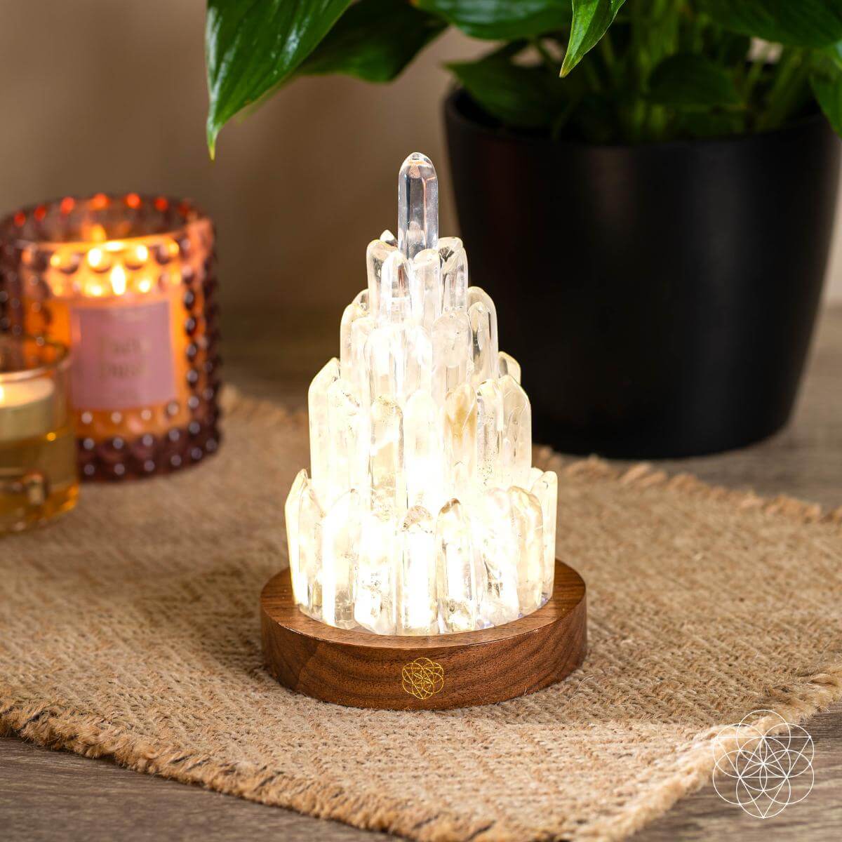 The Clear Quartz Manifestation Tower Lamp - The misfit market