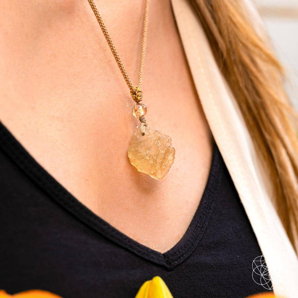 The Destiny Relic – Libyan Desert Glass Pendant - The misfit market