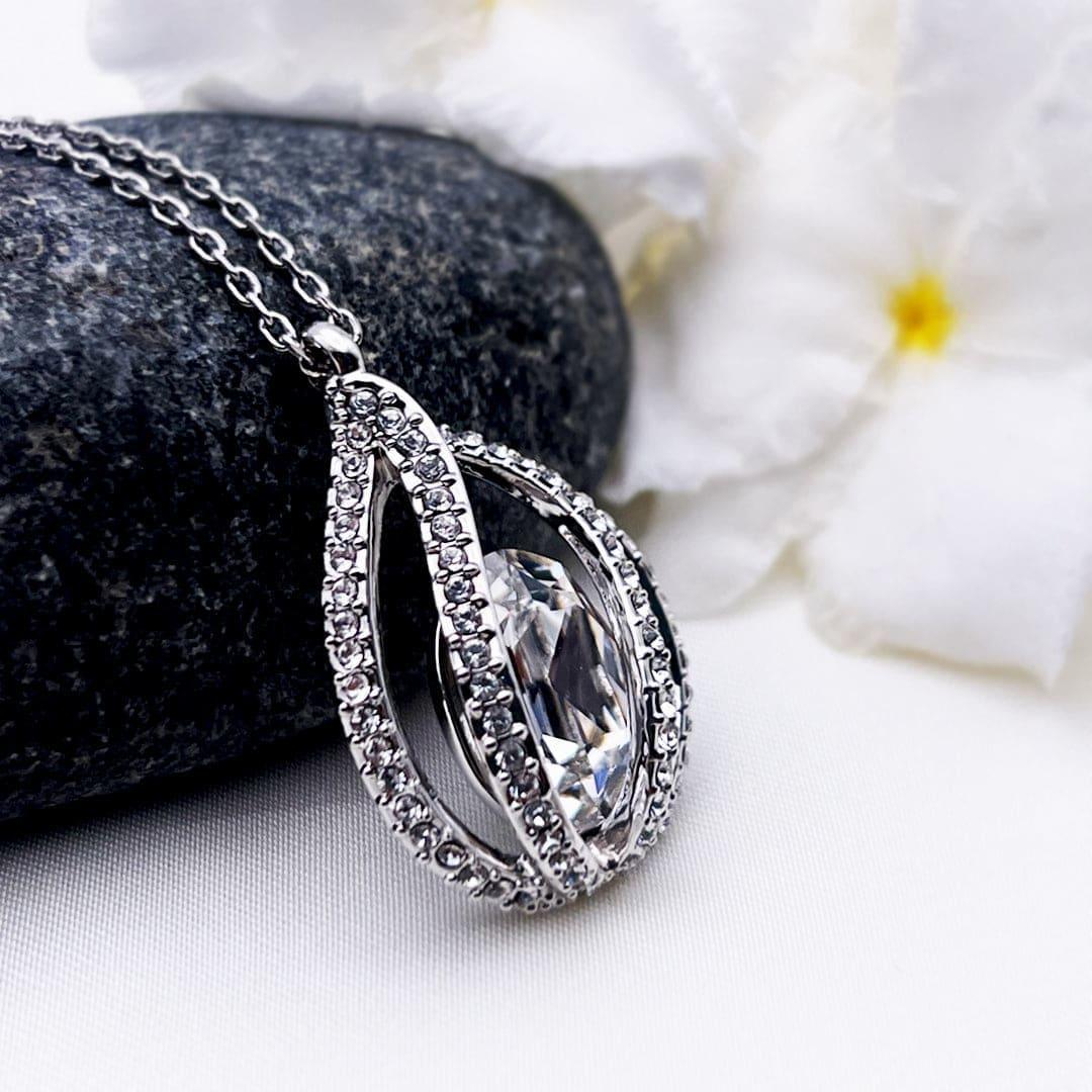 TRYNDI™ To My Darling WifeBirdcage Necklace With Authentic Swarovski Crystals - The misfit market