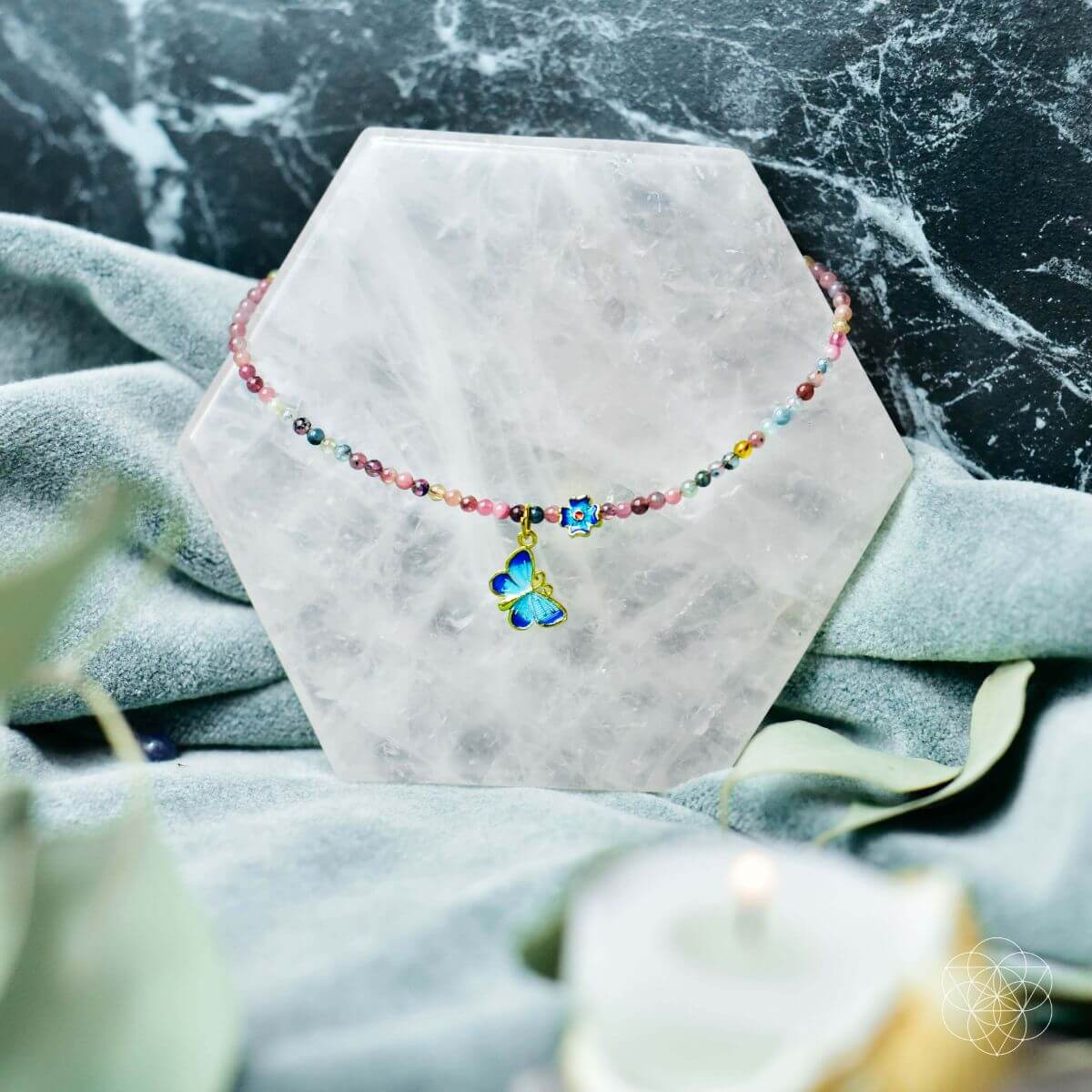 Tourmaline Anklet of Hope - The misfit market