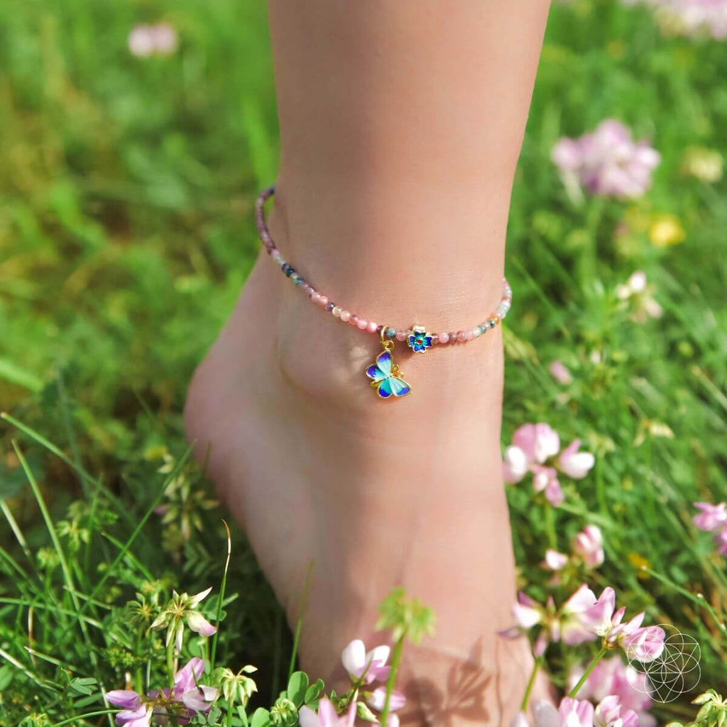 Tourmaline Anklet of Hope - The misfit market