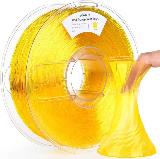 TPU Transparent 1.75mm, 1KG/2.2LB - The misfit market