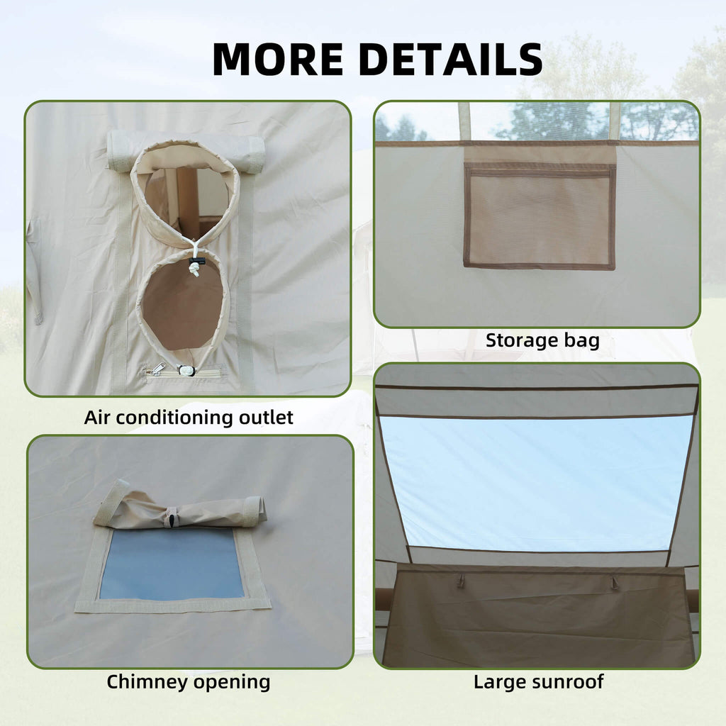 Trailora 4-Season Outdoor Inflatable Blow Up Camping Tent With Air Pump [4-6 People] (SAK46821)