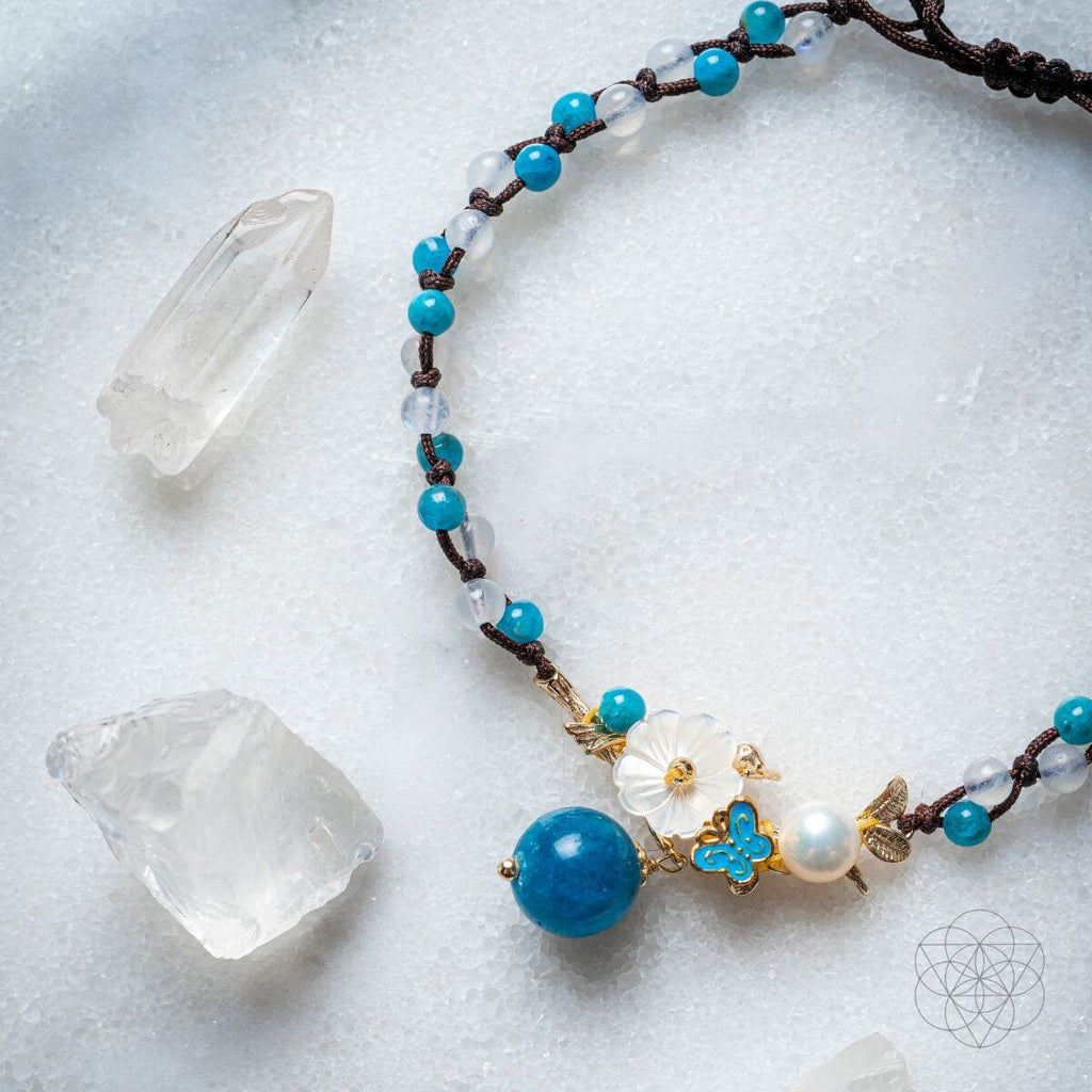 Triple Crystal Anklet of Positivity - The misfit market