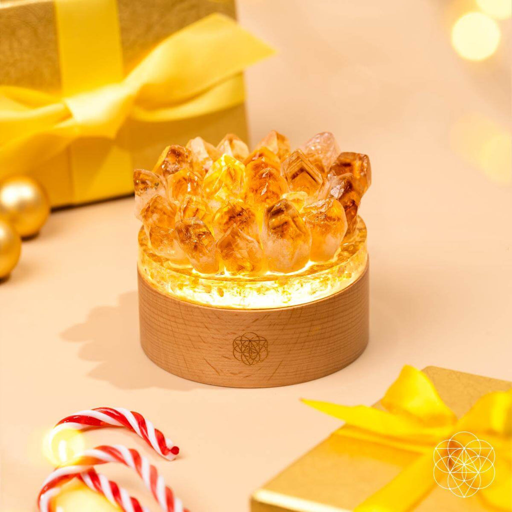 Turn My Life to Gold - Midas Citrine Lamp - The misfit market