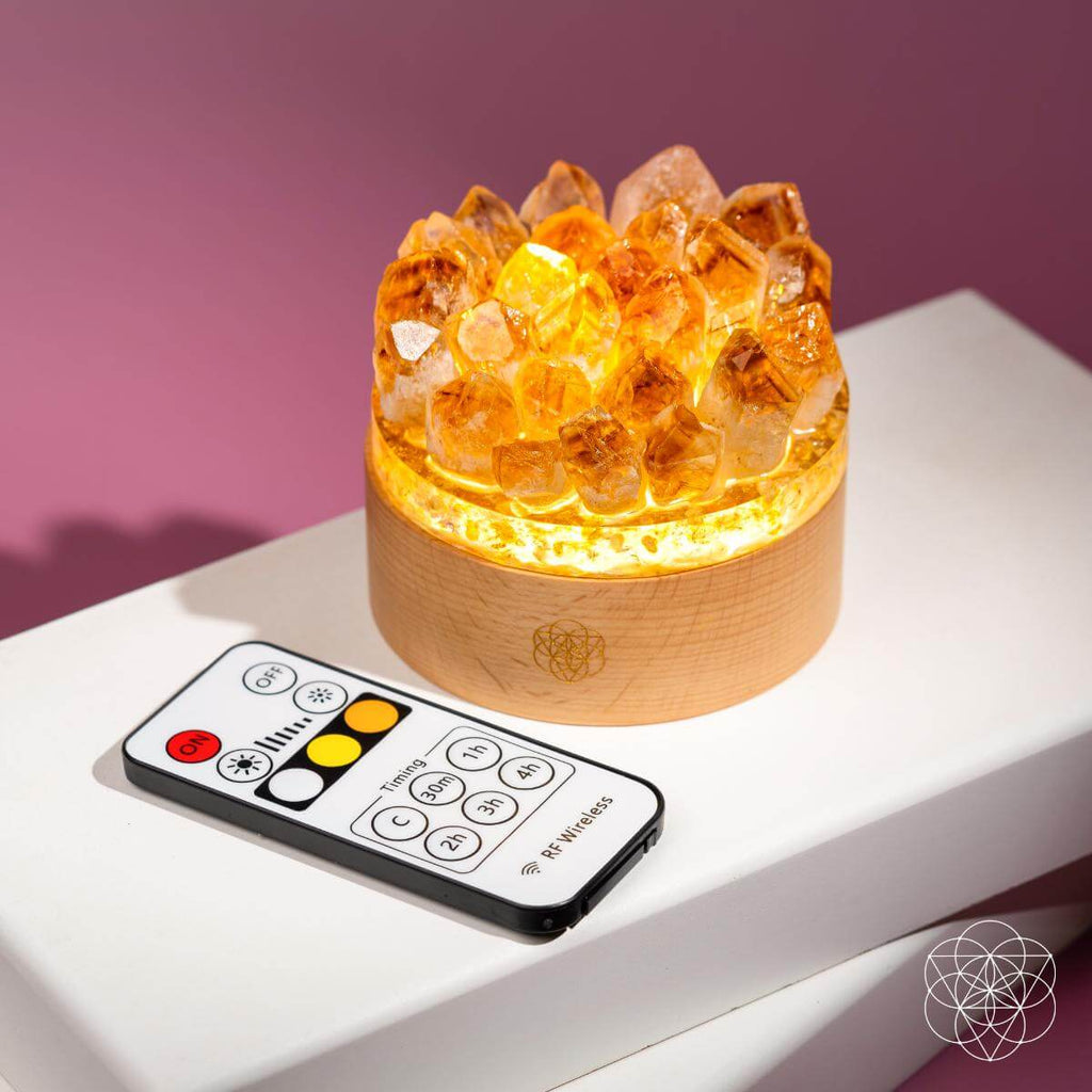 Turn My Life to Gold - Midas Citrine Lamp - The misfit market
