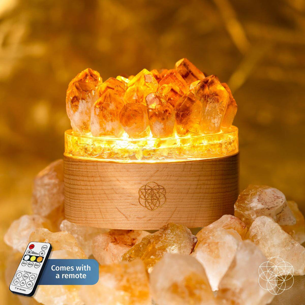 Turn My Life to Gold - Midas Citrine Lamp - The misfit market