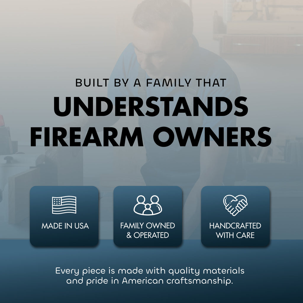 White Wolf Gun Concealment Furniture - Handcrafted Hidden Gun Storage Wall Decor - Hidden Gun Shelf with Magnetic Lock for Quick Access - The misfit market