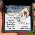To My Daughter-in-Law - I'll Stay There Forever- Tryndi Floating Heart Necklace - The misfit market